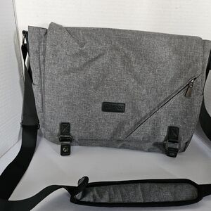 Gray Messenger Bag